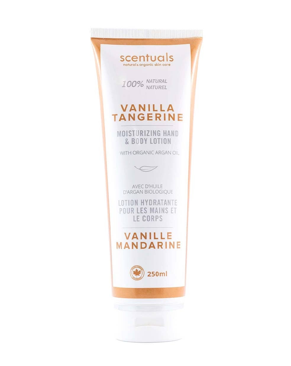 Scentuals Natural Organic Skin Care Vanilla Tangerine Hand and